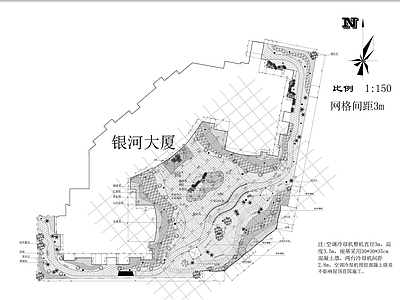 大厦屋顶花园完整版 施工图