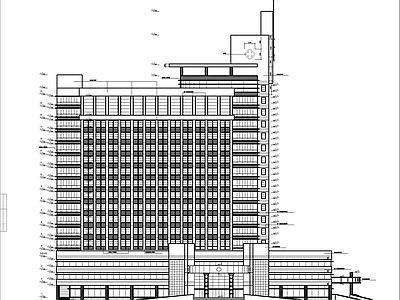 某甲级医院综合楼建筑 施工图