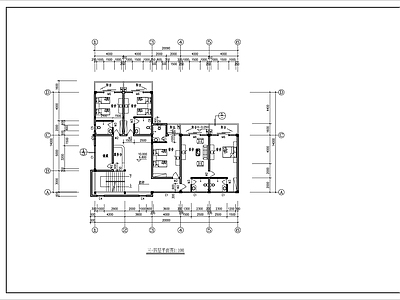 某宿舍餐厅建筑 施工图 食堂建筑