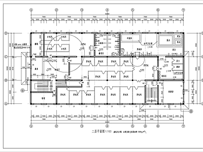 仿古风格洗浴中心建筑 施工图