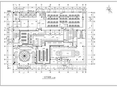 休闲中心浴场景观 施工图