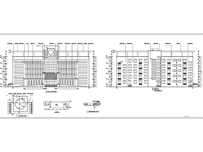 社会福利院五层综合楼建筑 施工图