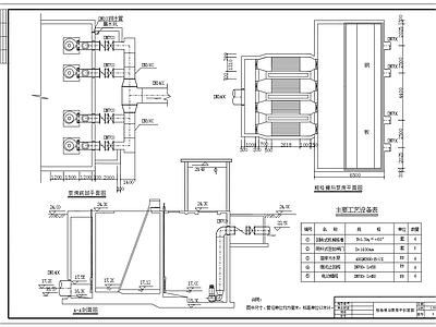 8万吨污水处理厂氧化沟工艺高程图 施工图