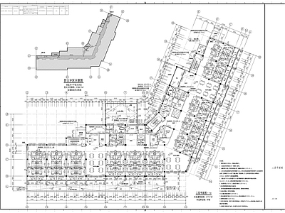 国际老年养护院建筑 施工图 疗养院