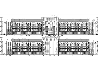 敬老院建筑 施工图  疗养院