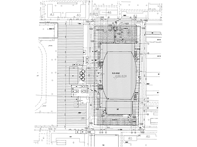 科技大学体育馆建筑 施工图