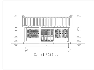 古建筑建筑 施工图