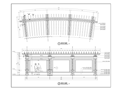 廊架详图 施工图
