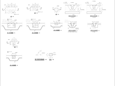 集水坑排水沟详图 施工图