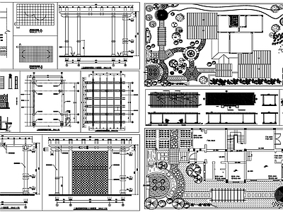 园林 园 空中园 园 别墅园 施工图