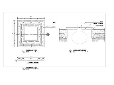池篦子详图 施工图