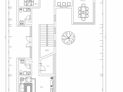 400平 别墅 包含 平面图 立面图   施工图