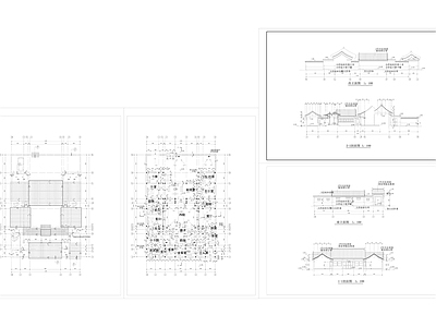 四合院住宅方案 施工图