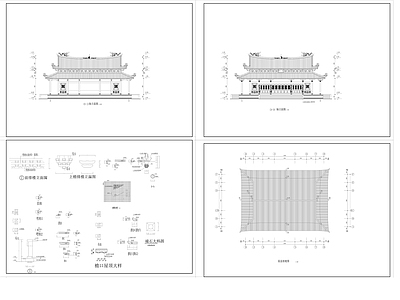 道家仿古建筑大殿 施工图