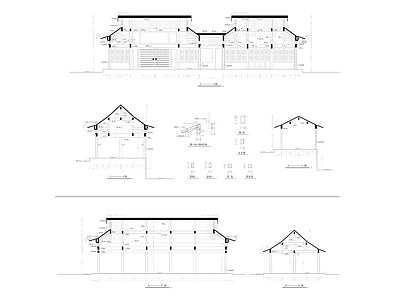 罗汉堂建筑 施工图