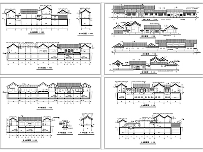 中式建筑施工图