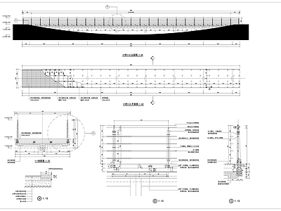 1010 现代木质桥 施工图