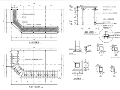 园林长廊 施工图