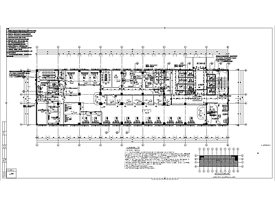 住院楼建筑施工图设计 含ICU和透析  施工图