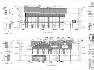 成都新中式风格商业建筑施工图设计 施工图