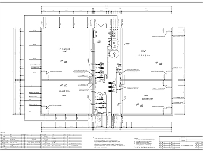 废水处理池给排水施工图