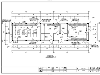 加药间建筑施工图