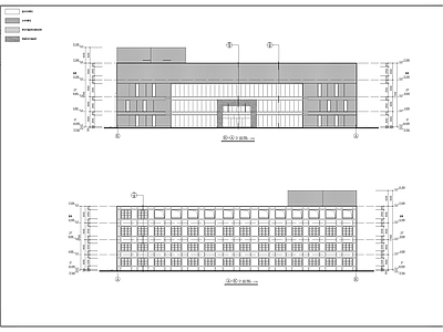 二层厂房建筑施工图 工业建筑