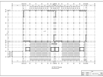 四层中央直属储备冷冻库建筑 施工图 工业建筑