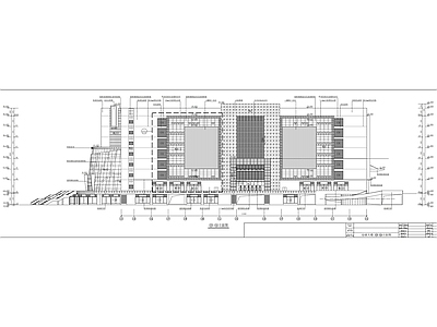 物流基地七层仓储大楼建筑 施工图 工业建筑