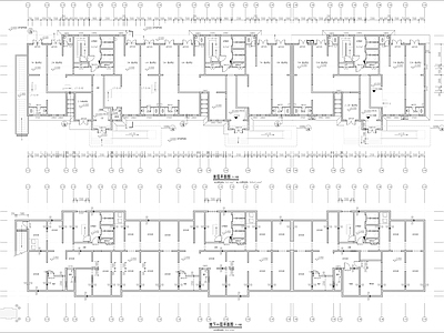 18层带底商住宅平立面 施工图