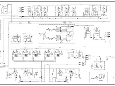 2x45th反渗透工艺锅炉补给水处理系统图 施工图