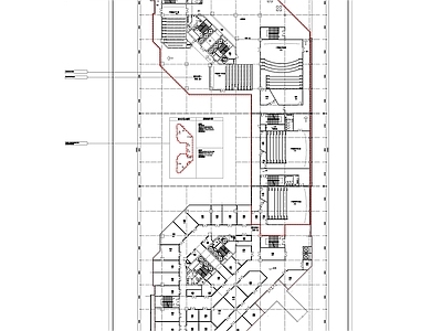 上海一线大院尤安建筑设计综合性公建 施工图