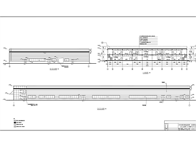 100MW电池片单层厂房建筑 施工图 工业建筑