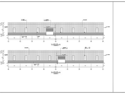 茶叶加工厂单层刚结构建筑 施工图 工业建筑