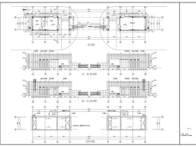 厂房门卫室建筑 施工图 工业建筑