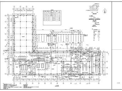 工业动力站建筑 施工图 工业建筑