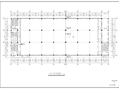 印刷厂房建筑方案图 施工图