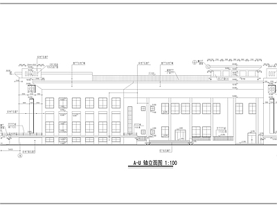 大学礼堂建筑 施工图