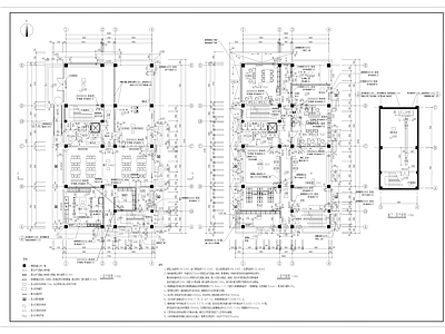 多层工业厂房建筑 施工图 工业建筑