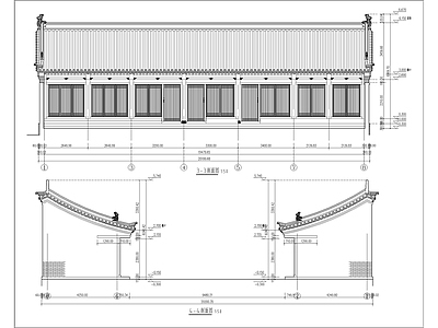 古城历史民居院落建筑 施工图