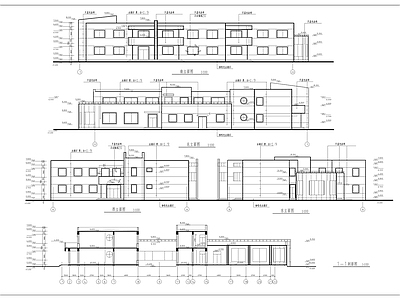 六班幼儿园建筑 施工图