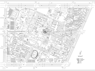 某高校新校区规划 区域规划