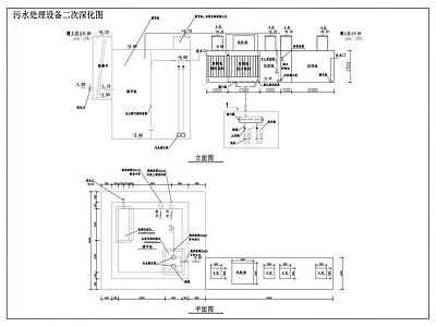 污水处理设备二次深化图