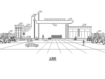 学校大门方案设计