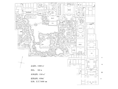 苏州古典园林平面图