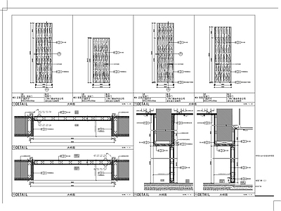 造型门 套装 节点大样图 施工图 通用节点