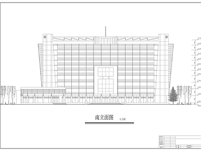 娱乐阳光厅综合楼建筑 施工图