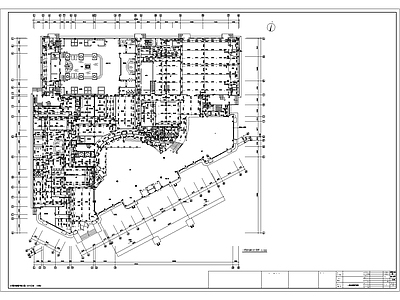 大酒店一层二层喷淋详图 施工图