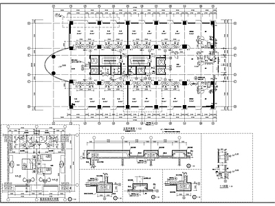 二十四层综合商务大厦建筑 施工图