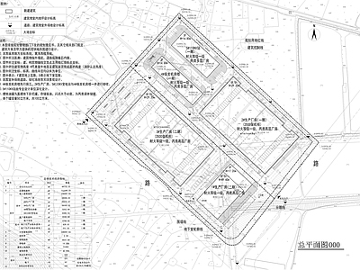 工业建筑初设统图 施工图